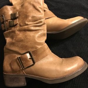 Matisse Buckle Moto Leather boots